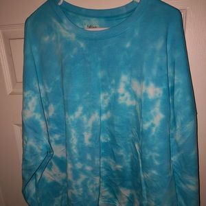 Blue Tie dye sweatshirt